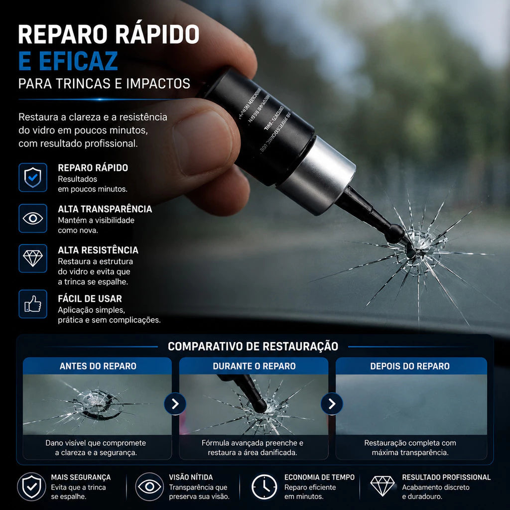 MagicGlass® - Kit Reparador De Vidros