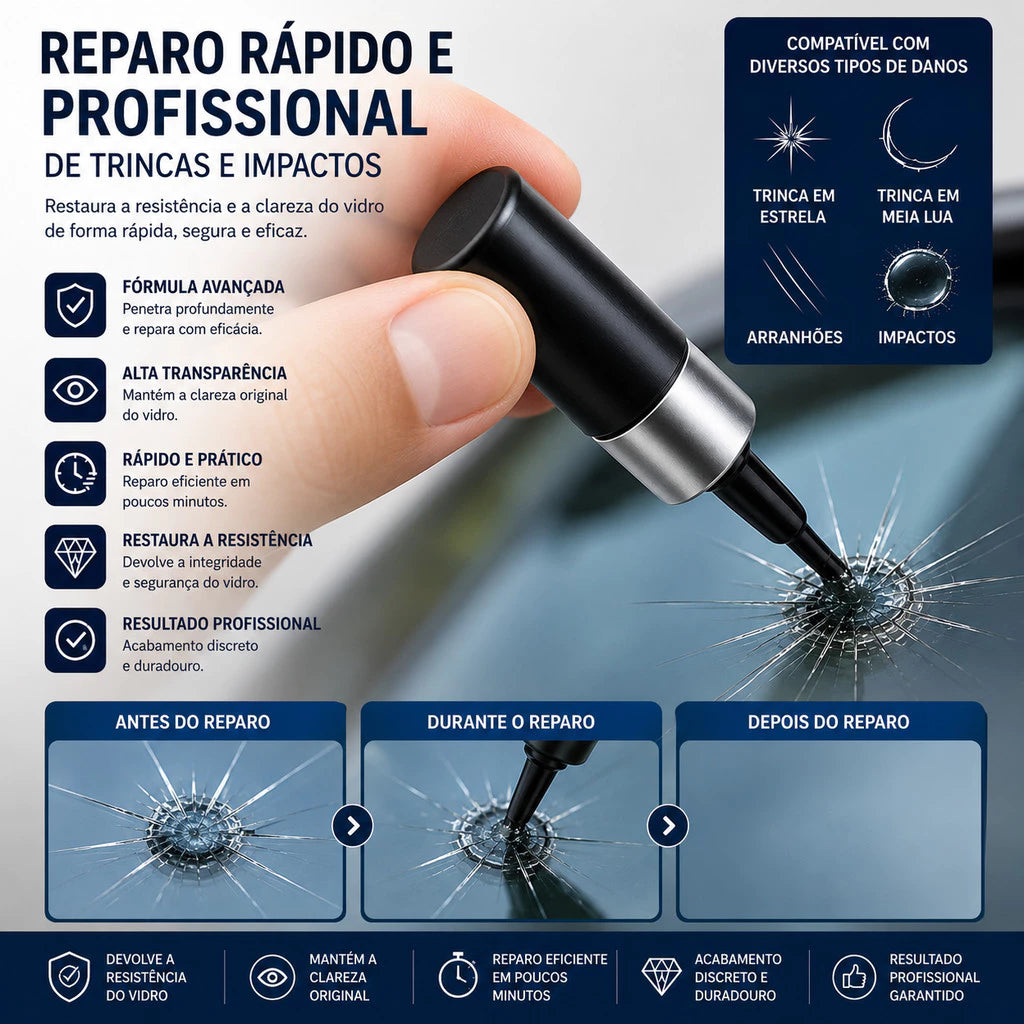 MagicGlass® - Kit Reparador De Vidros