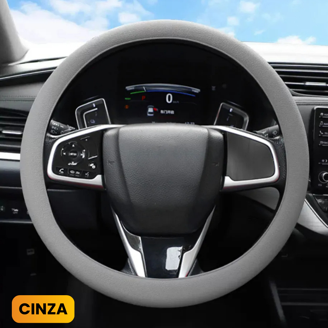 AutoCover® - Capa de Volante Antiderrapante Texturizada Premium