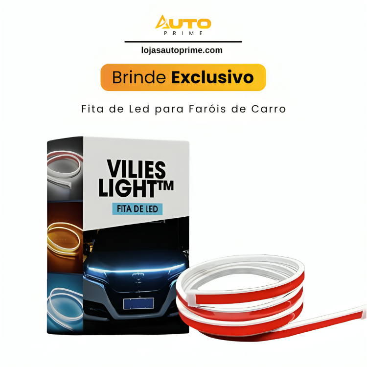 AutoLight® - Fita de LED Dinâmica Para Capô de Carro
