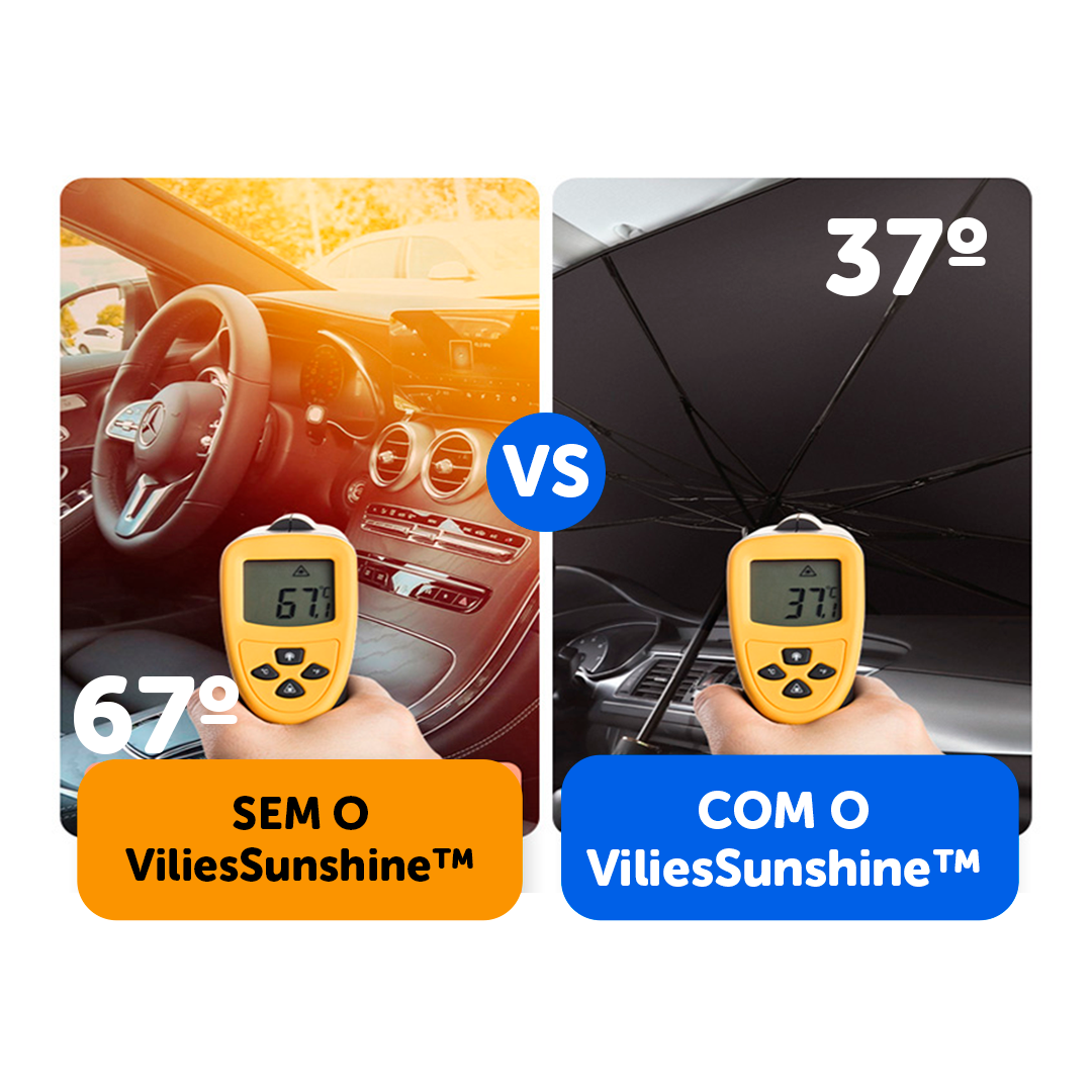 ViliesSunshine® - Protetor Solar Automotivo