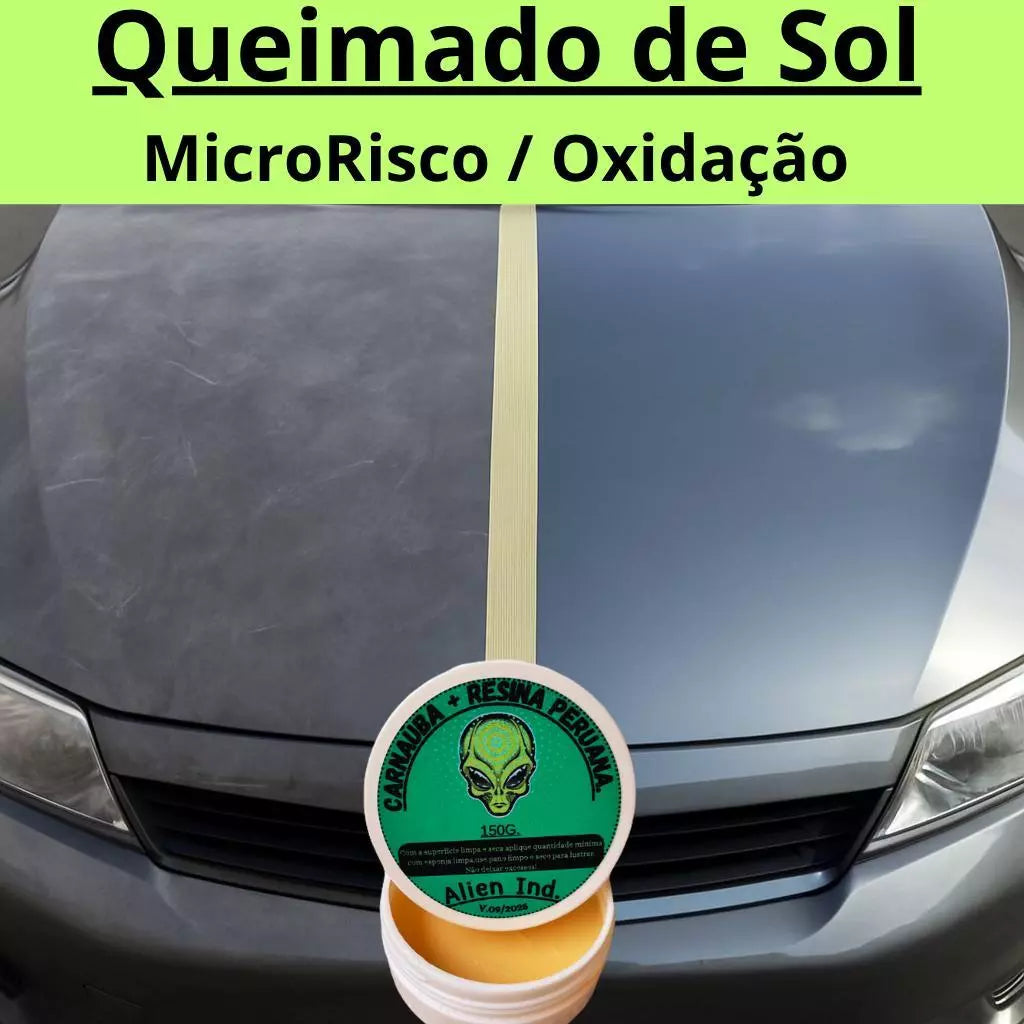 Cera Alien Premium - Revitalizadora de Painel, Plástico, Para-Choque, Vinil, Borracha e Couro