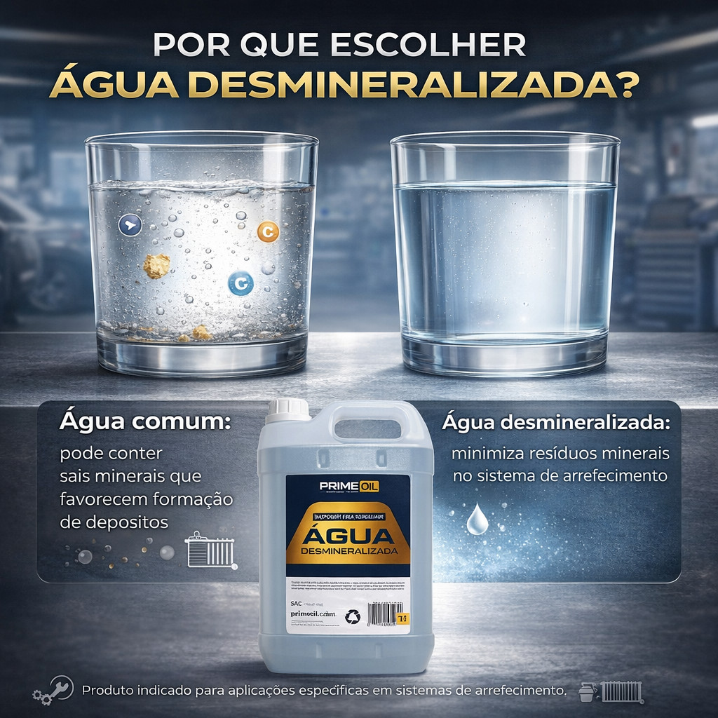 Conjunto Radiador Fluido Rosa Pronto Uso 5L + Água Desmineralizada 5L