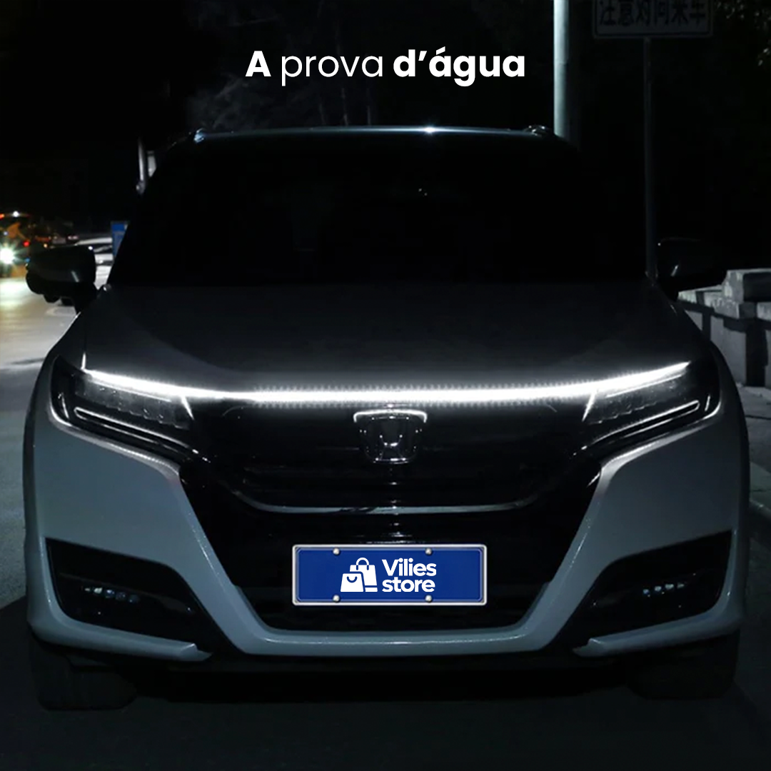 AutoLight® - Fita de LED Dinâmica Para Capô de Carro