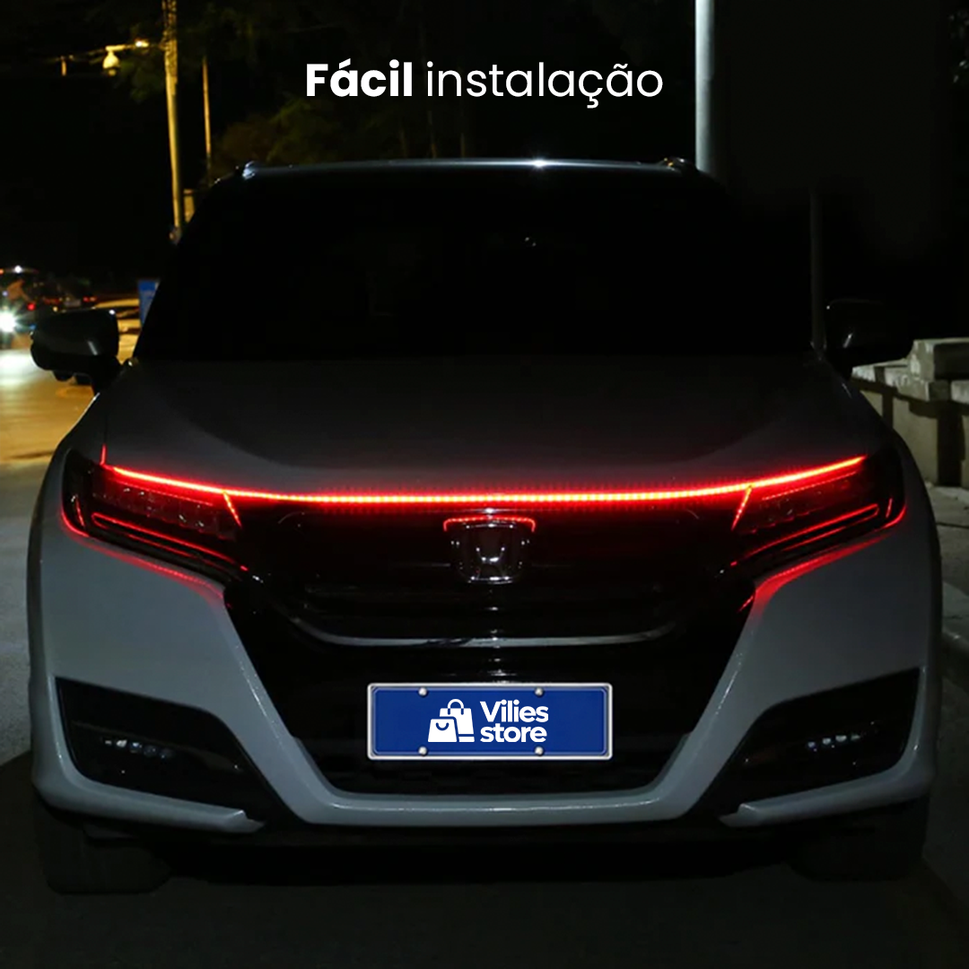 AutoLight® - Fita de LED Dinâmica Para Capô de Carro