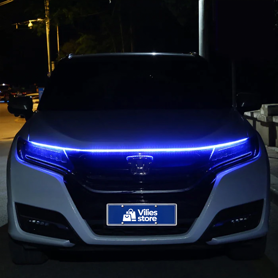 AutoLight® - Fita de LED Dinâmica Para Capô de Carro