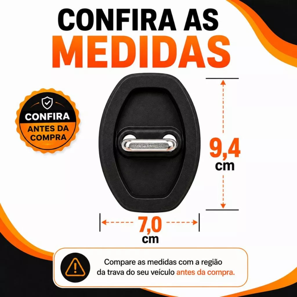 Protetor de Porta do Carro - Amortecedor Borracha Anti Colisão