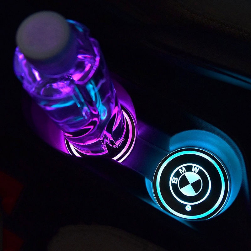 AutoLed - Suporte Para Copo Com Led Em Acrílico Resistente