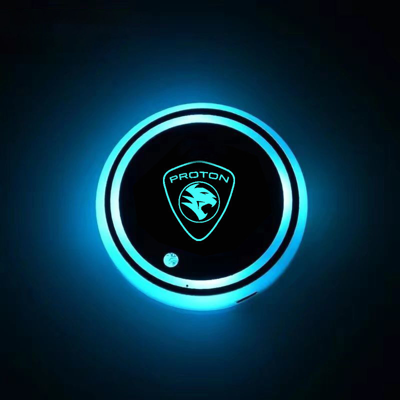 AutoLed - Suporte Para Copo Com Led Em Acrílico Resistente