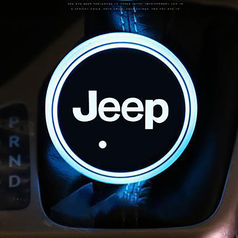 AutoLed - Suporte Para Copo Com Led Em Acrílico Resistente