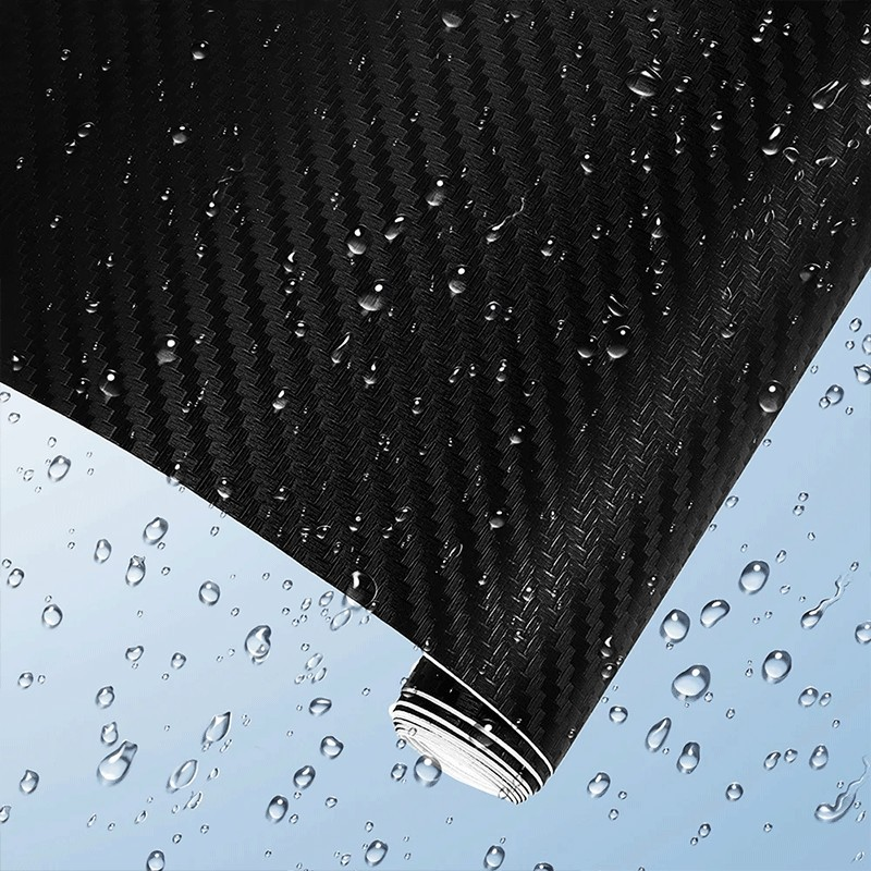 Adesivo 3D De Fibra De Carbono - Soleira Protetora Anti-Riscos