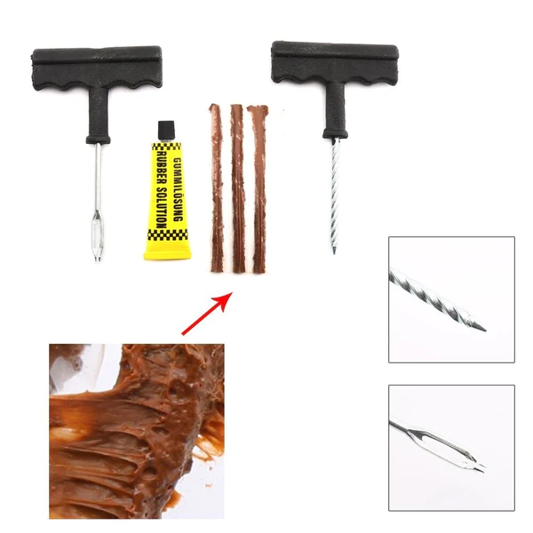 ReparoFlexy - Kit Reparo de Pneu Sem Câmara de Ar Para Carros e Motos