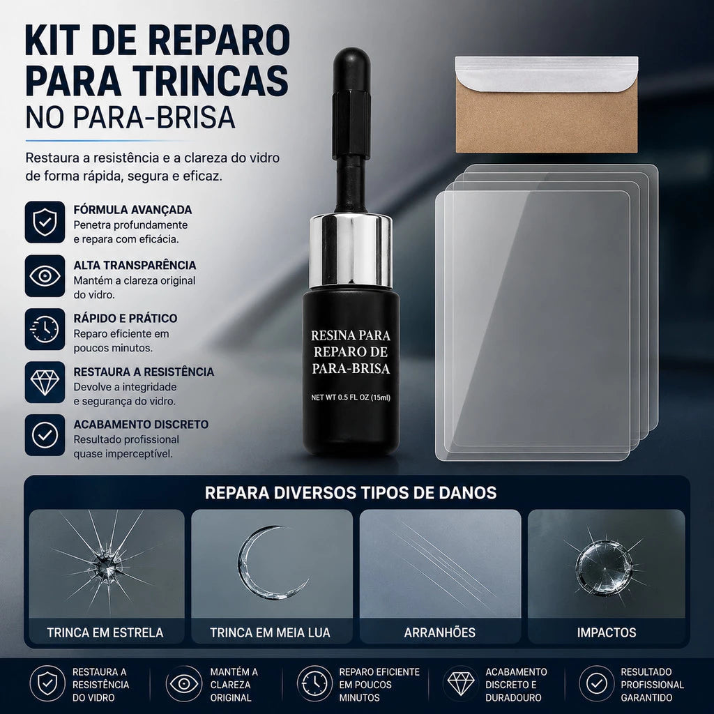 MagicGlass® - Kit Reparador De Vidros