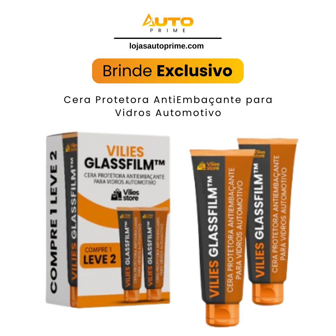 AutoFilm® - Cera Protetora Antiembaçante para Vidros Automotivo (Compre 1 e Leve 2)