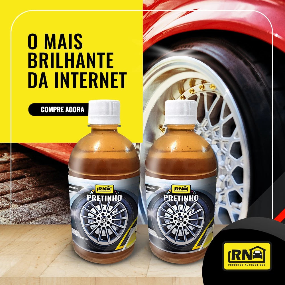 Pretinho Baba de Camelo RN - Limpa Pneu Premium 500ml