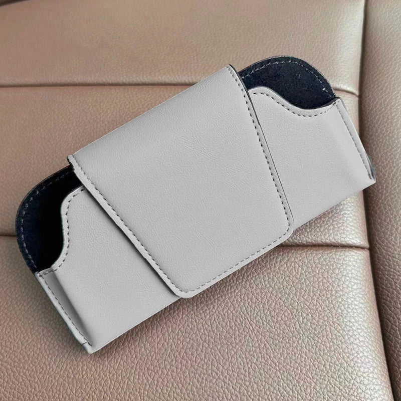 ViliesGlasses® - Porta Óculos Automotivo com Aba Magnética