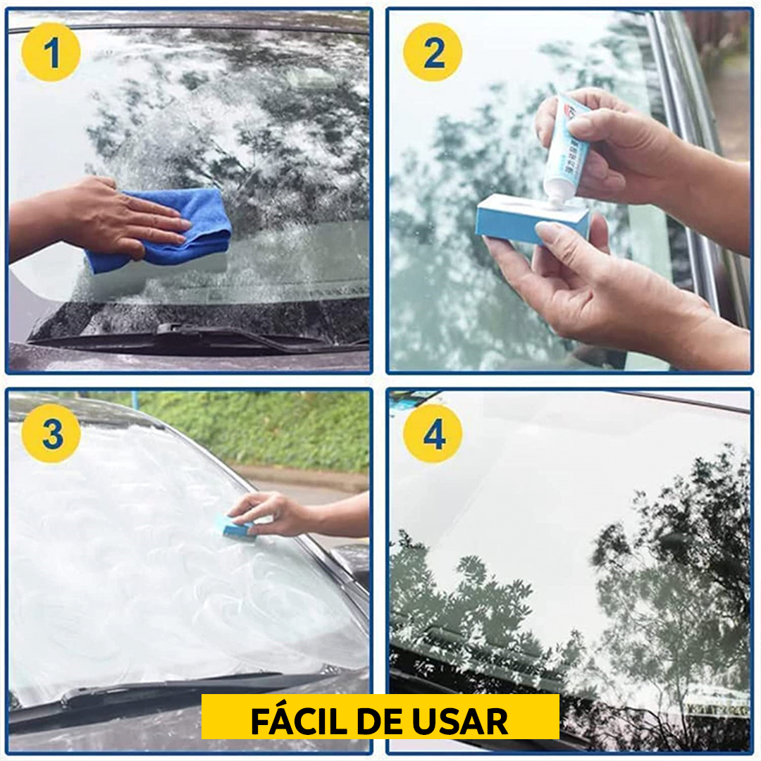 AutoFilm® - Cera Protetora Antiembaçante para Vidros Automotivo (Compre 1 e Leve 2)