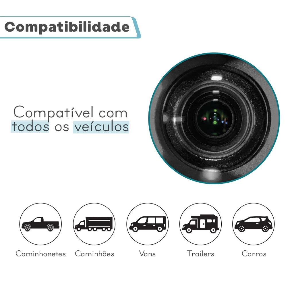 AutoCam - Câmera De Ré Super Resistente Para Estacionamento