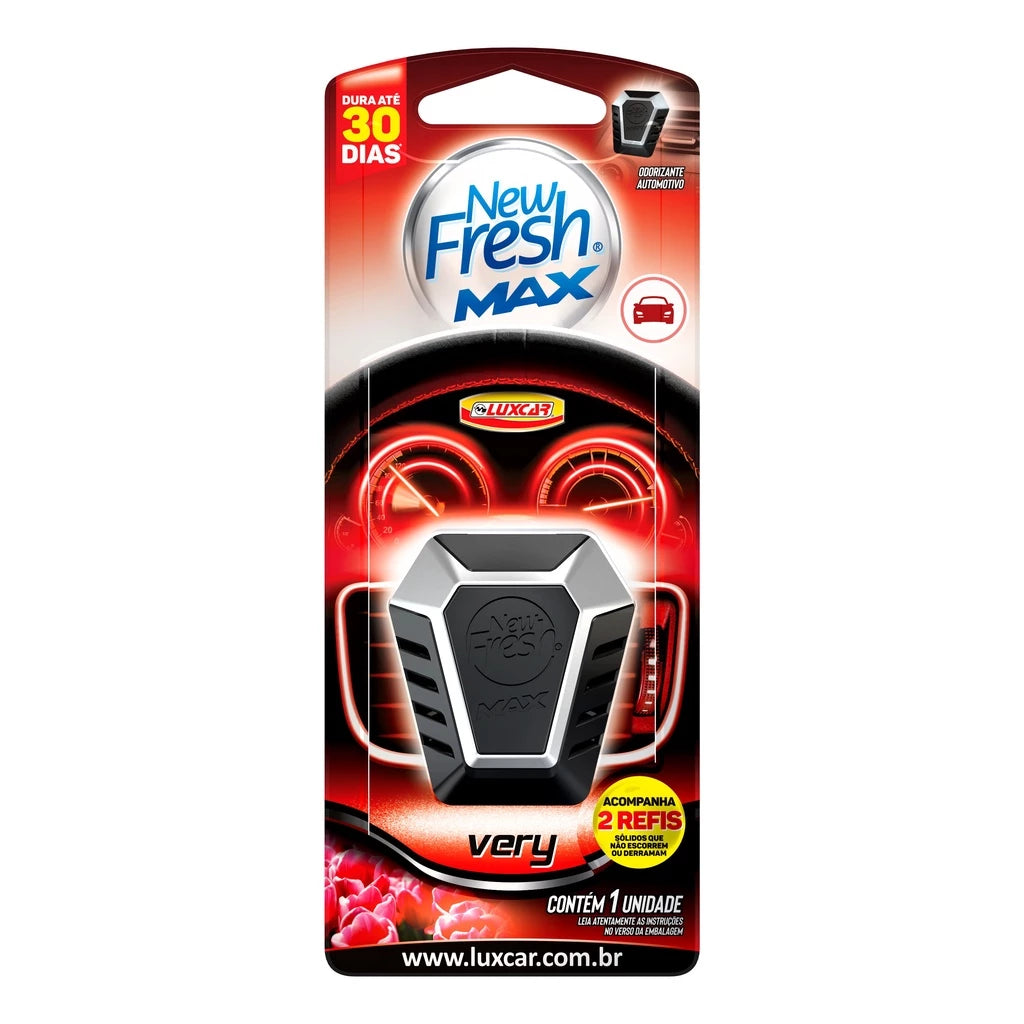 Aromatizante New Fresh Max - Cheirinho Para Carro Fragrâncias Luxcar