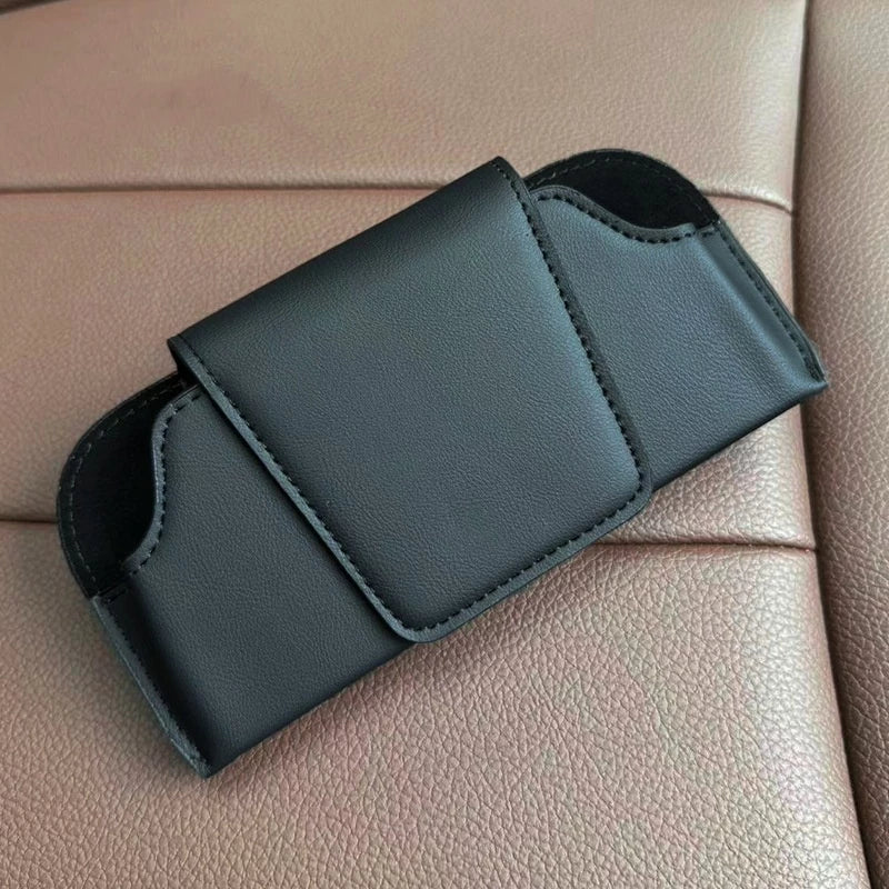 ViliesGlasses® - Porta Óculos Automotivo com Aba Magnética