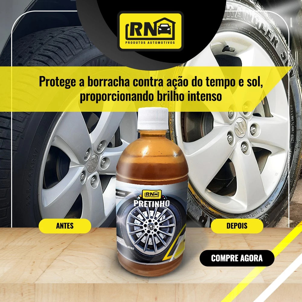 Pretinho Baba de Camelo - RN Limpa Pneu Automotivo 500ml