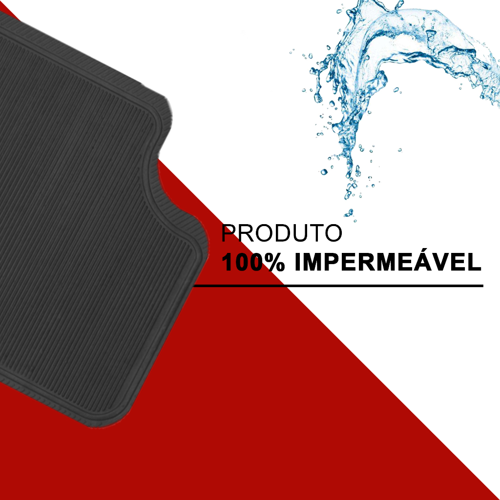 Kit Tapete Automotivo Universal - Versátil De Borracha Resistente