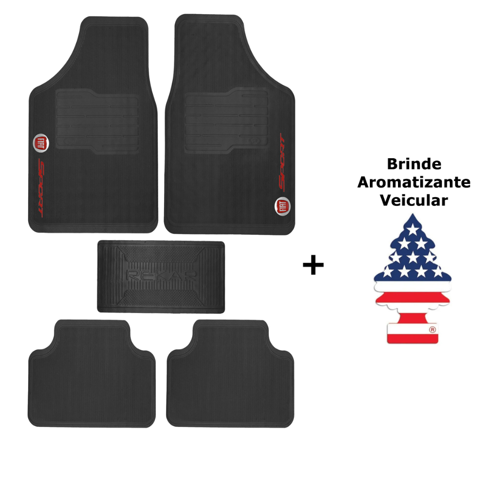 Kit Tapete Automotivo Universal - Versátil De Borracha Resistente + Brinde Exclusivo