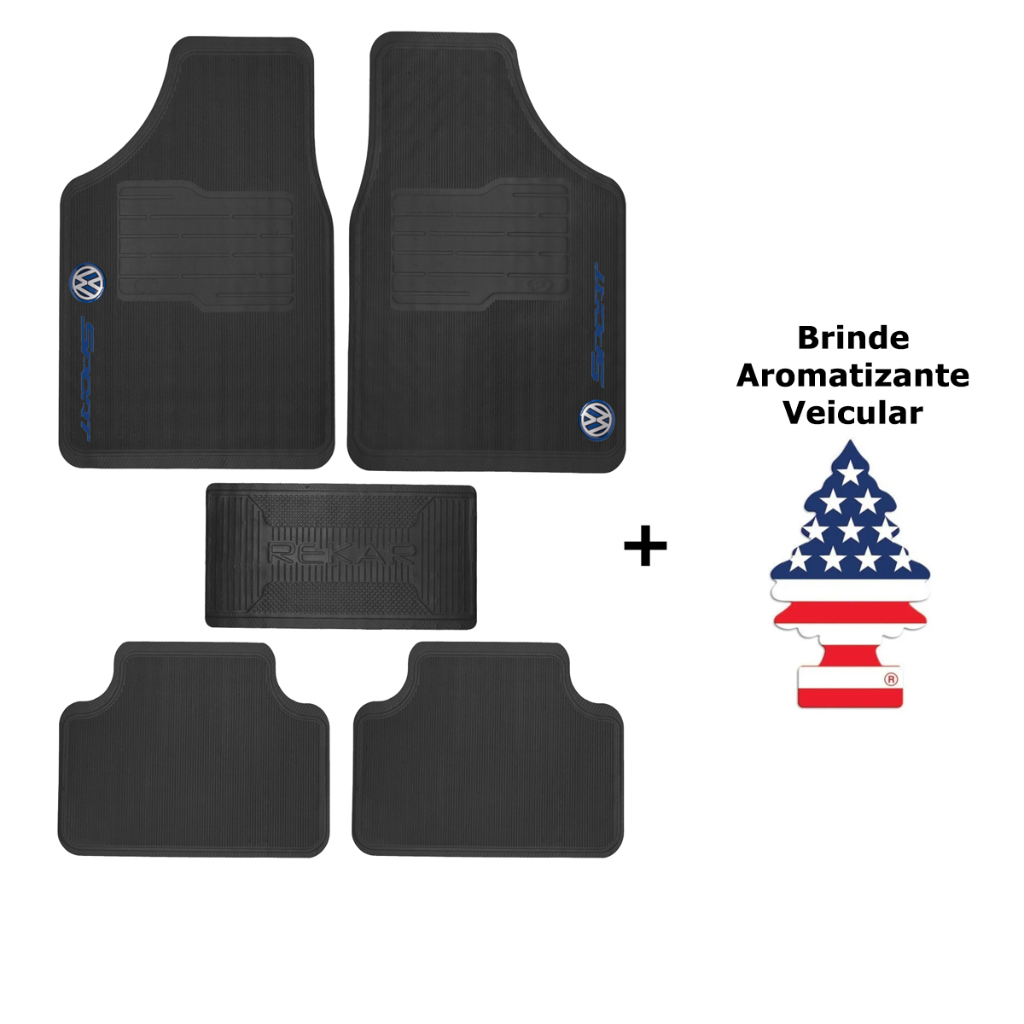 Kit Tapete Automotivo Universal - Versátil De Borracha Resistente + Brinde Exclusivo