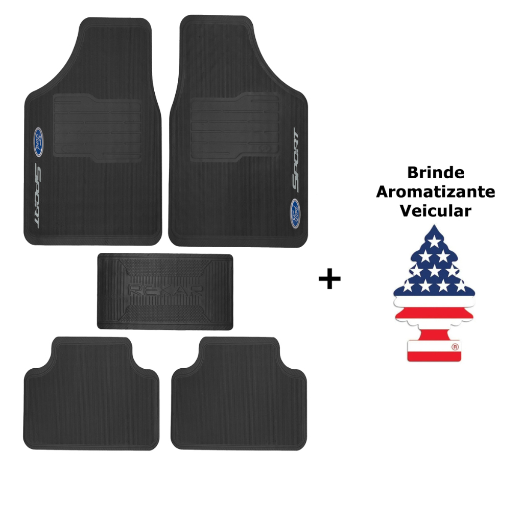 Kit Tapete Automotivo Universal - Versátil De Borracha Resistente + Brinde Exclusivo