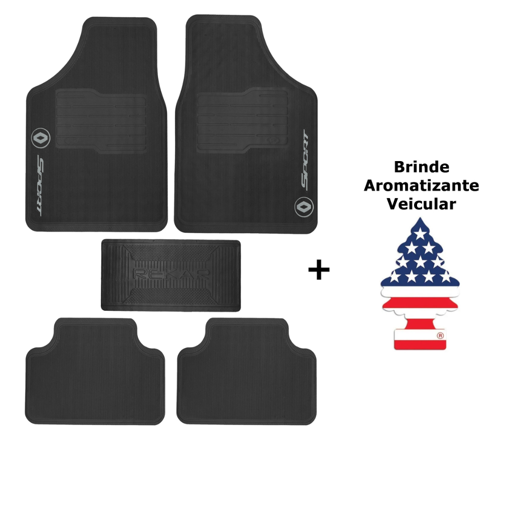 Kit Tapete Automotivo Universal - Versátil De Borracha Resistente + Brinde Exclusivo