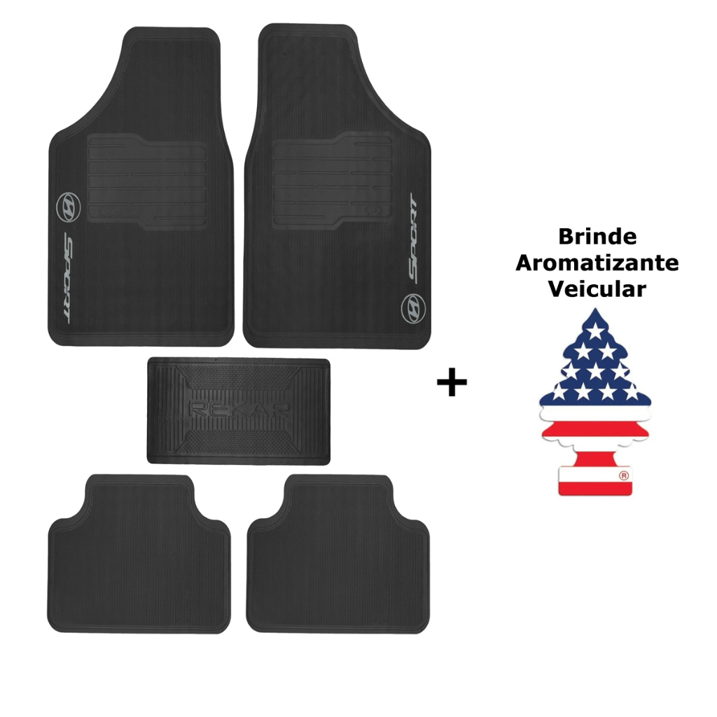 Kit Tapete Automotivo Universal - Versátil De Borracha Resistente + Brinde Exclusivo