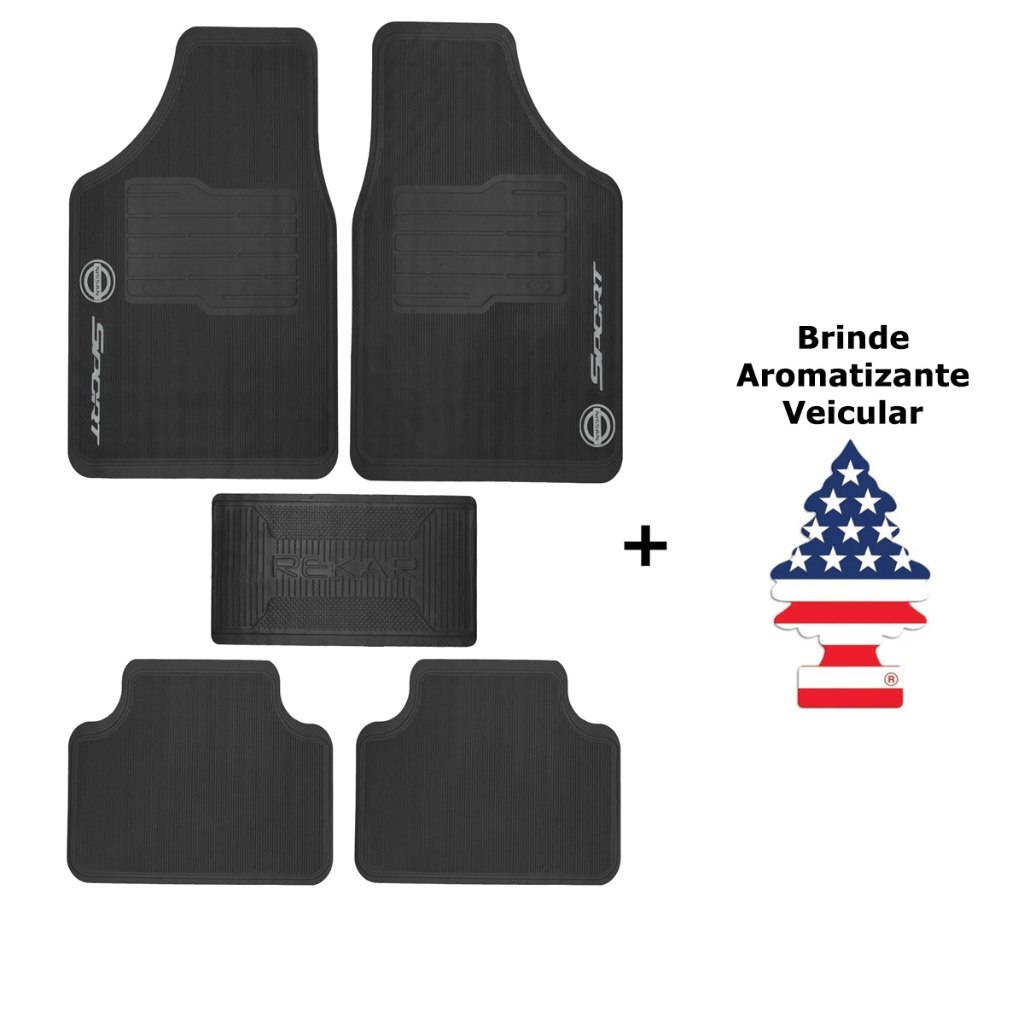 Kit Tapete Automotivo Universal - Versátil De Borracha Resistente + Brinde Exclusivo
