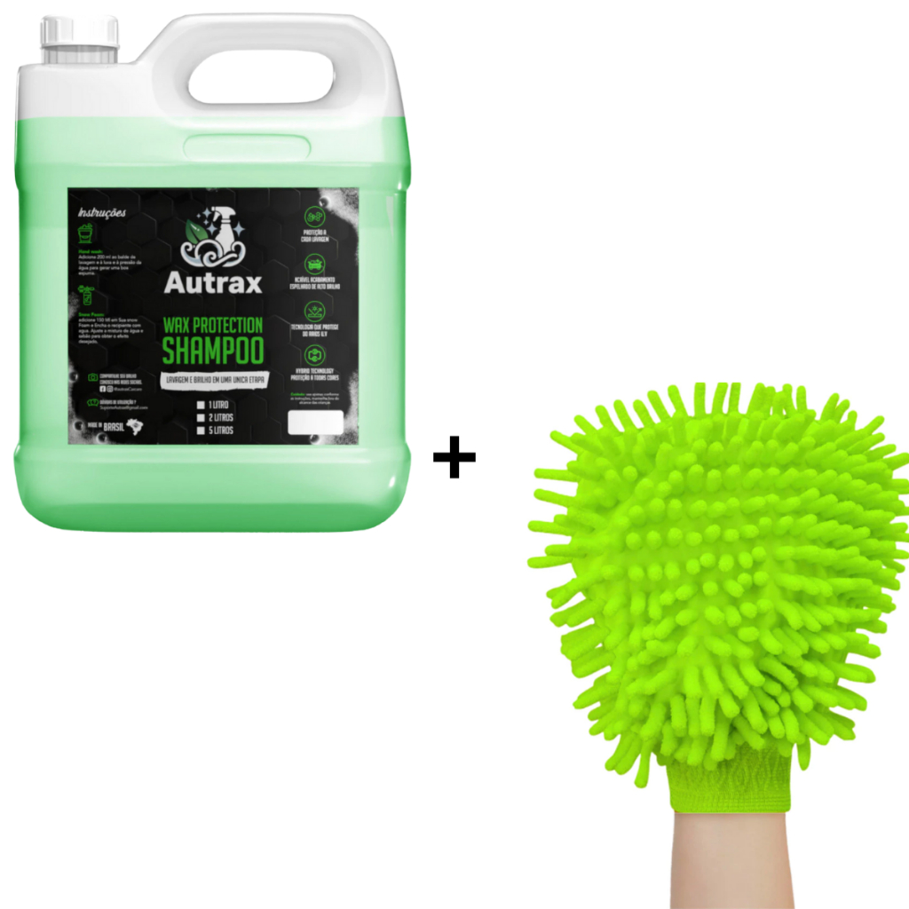Shampoo Automotivo AUTRAX - Com Cera De Carnaúba - 5 Litros