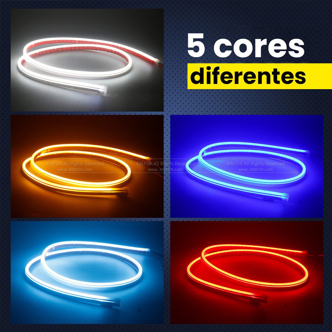 AutoLight® - Fita de LED Dinâmica Para Capô de Carro
