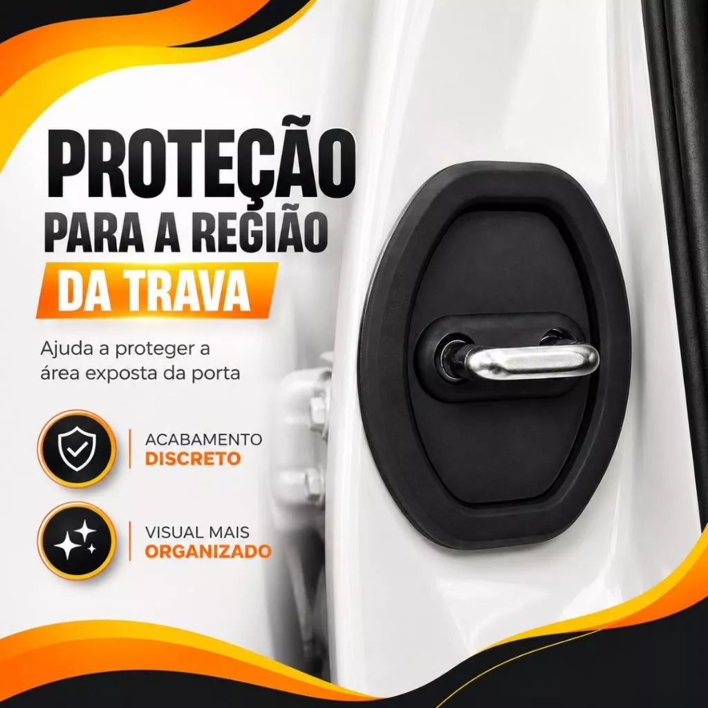 Protetor de Porta do Carro - Amortecedor Borracha Anti Colisão