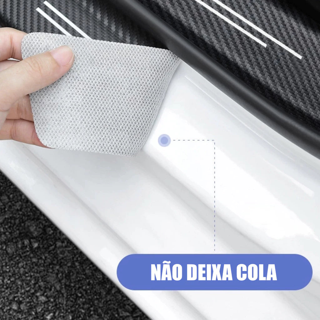 StickCarb - Kit Com 4 Soleiras Anti Arranhões