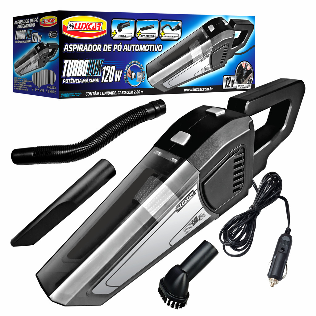 TurboLux - Aspirador de Pó Automotivo Luxcar 120W