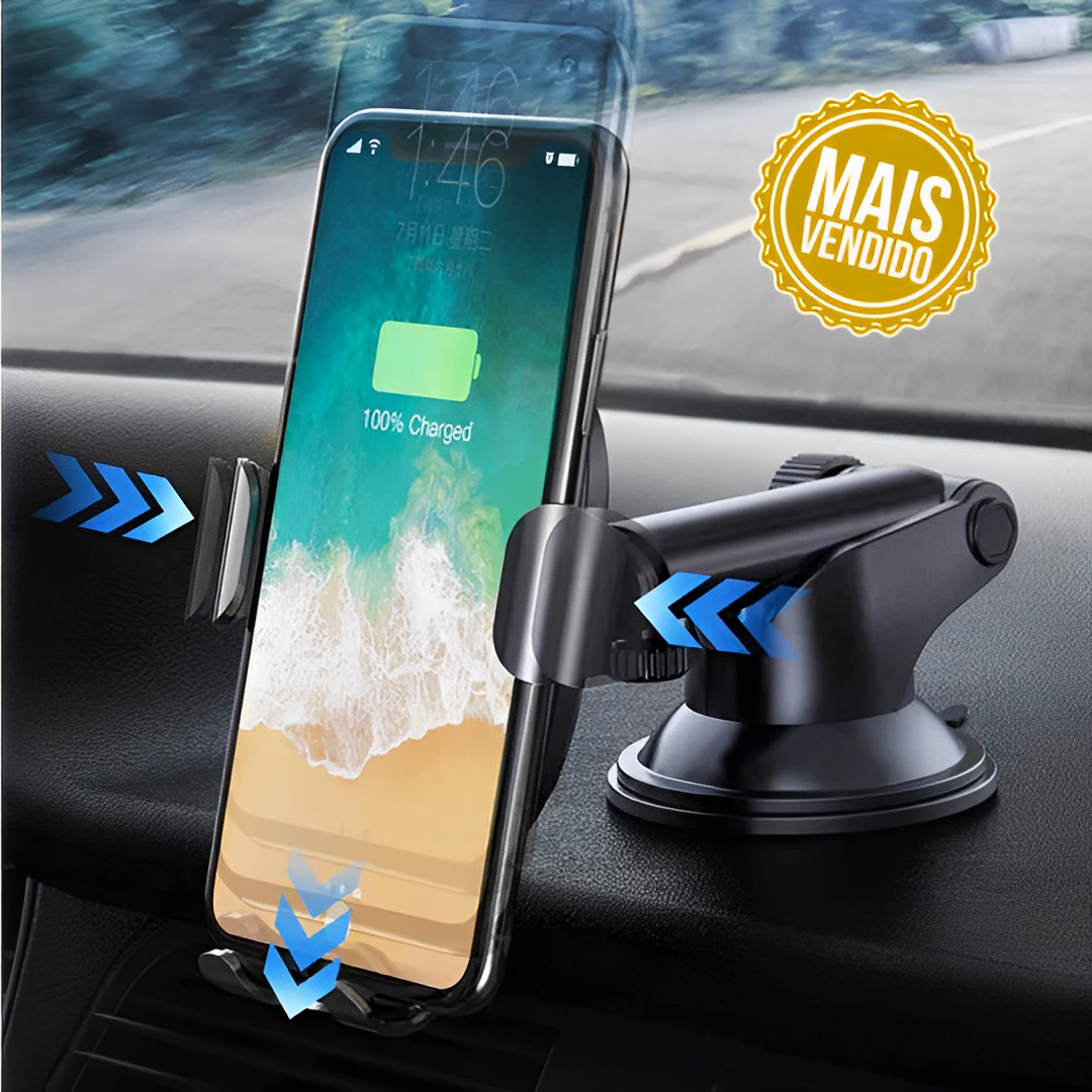 SupportFlexxy - Suporte Para Celular Veicular GPS - 360°
